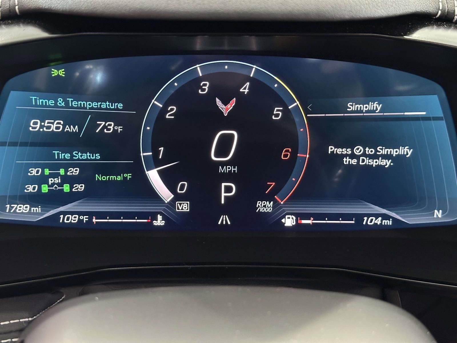 Certified 2025 Chevrolet Corvette Stingray Preferred Cpe w/ Z51 Performance Package RWD image 19