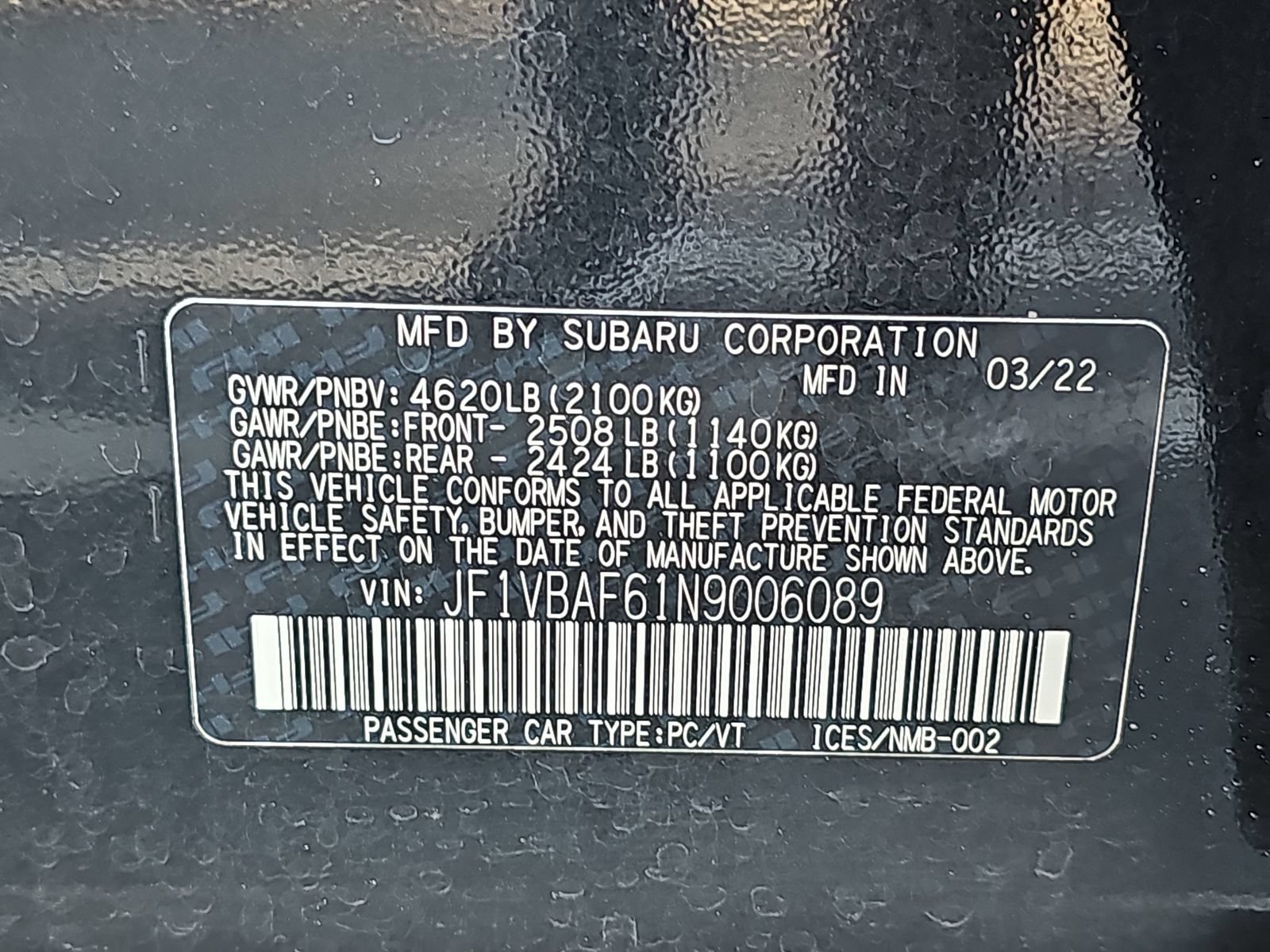 Used 2022 Subaru WRX Premium AWD/4WD image 16