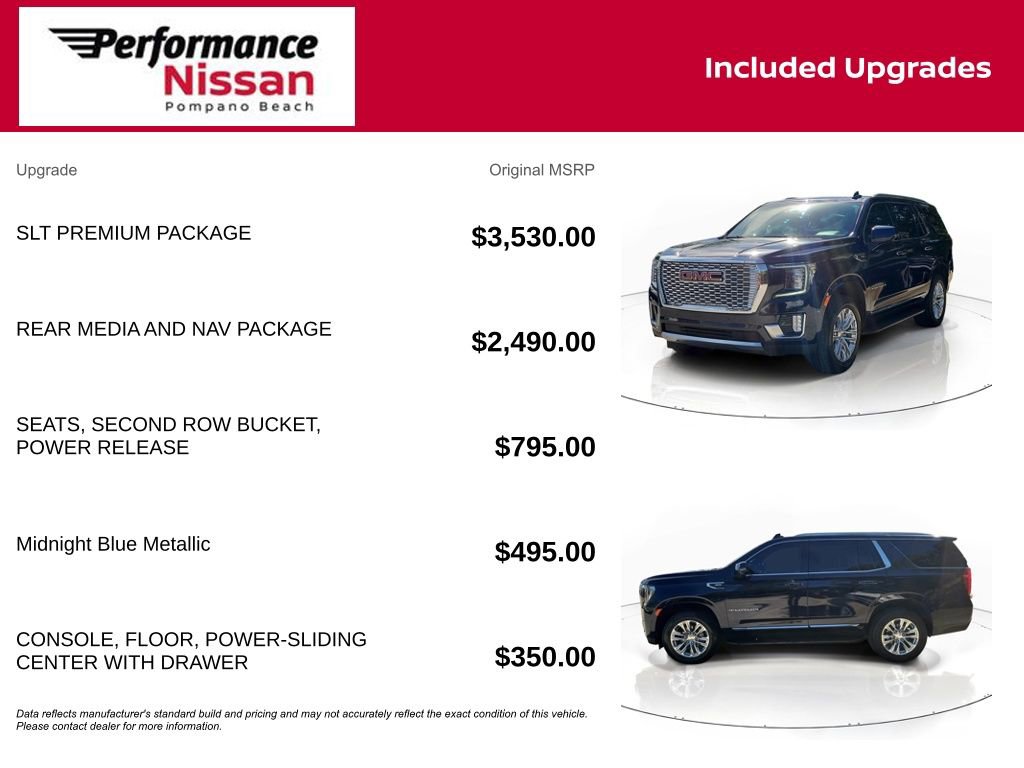 Used 2021 GMC Yukon SLT w/ SLT Premium Package RWD image 7