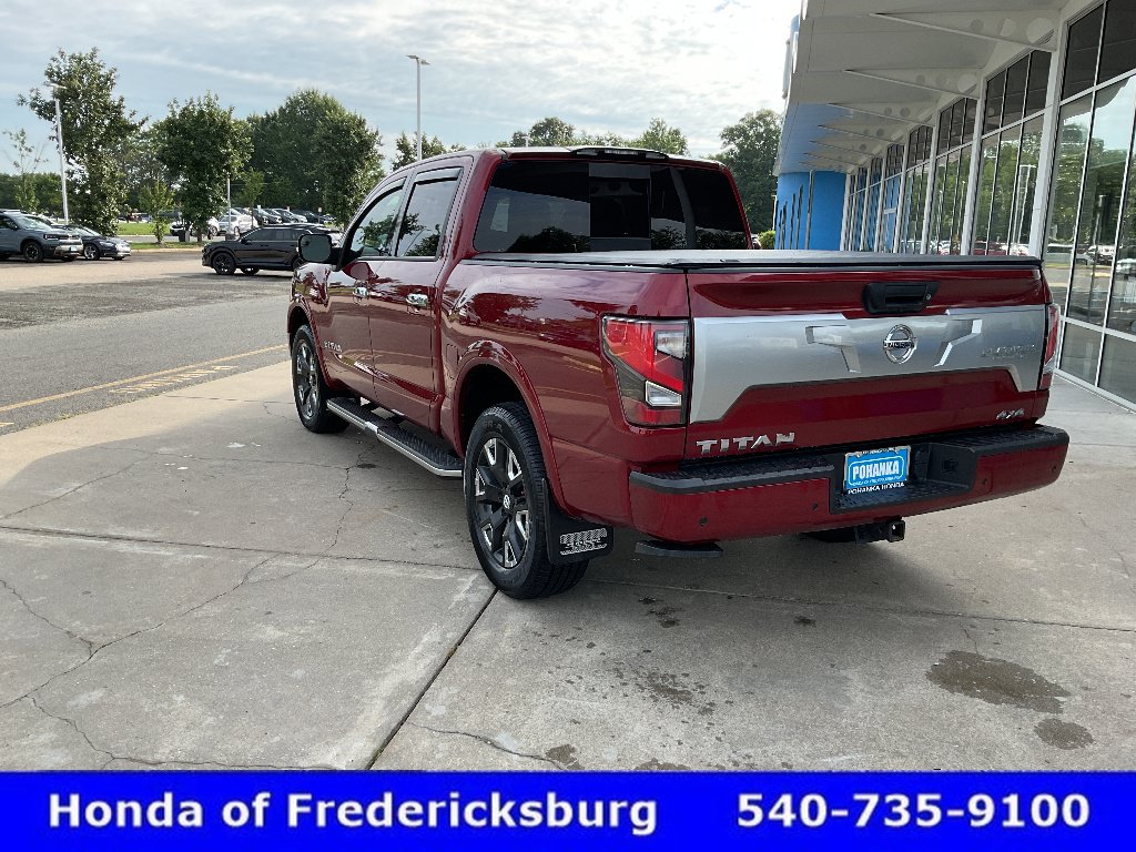 Used 2021 Nissan Titan Platinum Reserve w/ Moonroof Package AWD/4WD image 3