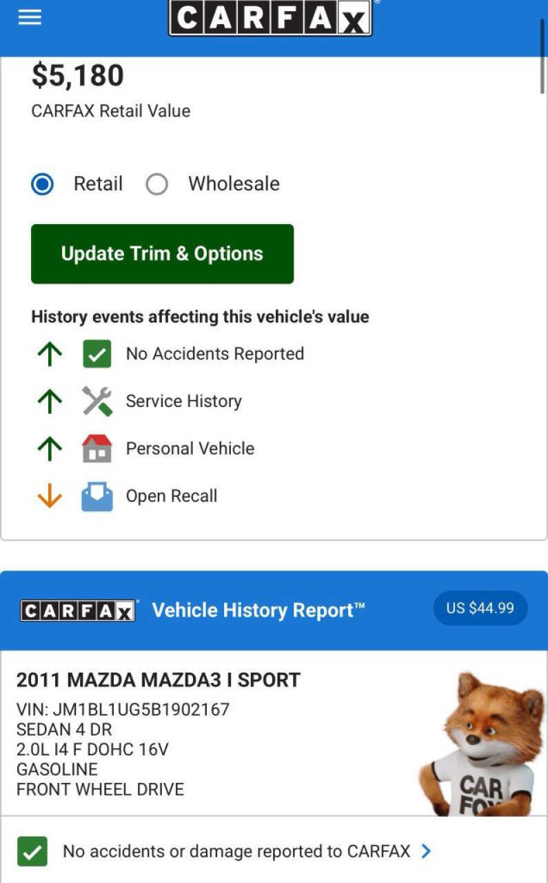 Used 2011 MAZDA MAZDA3 i Sport image 16