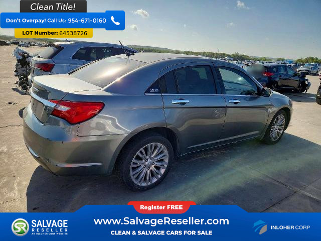 Used 2012 Chrysler 200 Limited w/ Sun/Sound Group FWD image 4