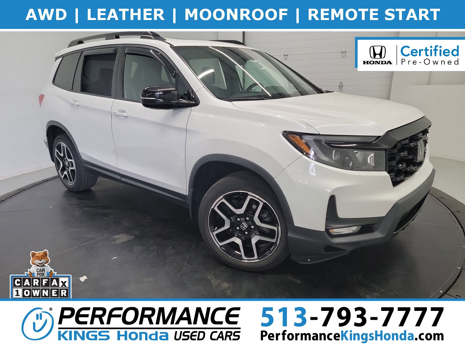 Certified 2023 Honda Passport Elite