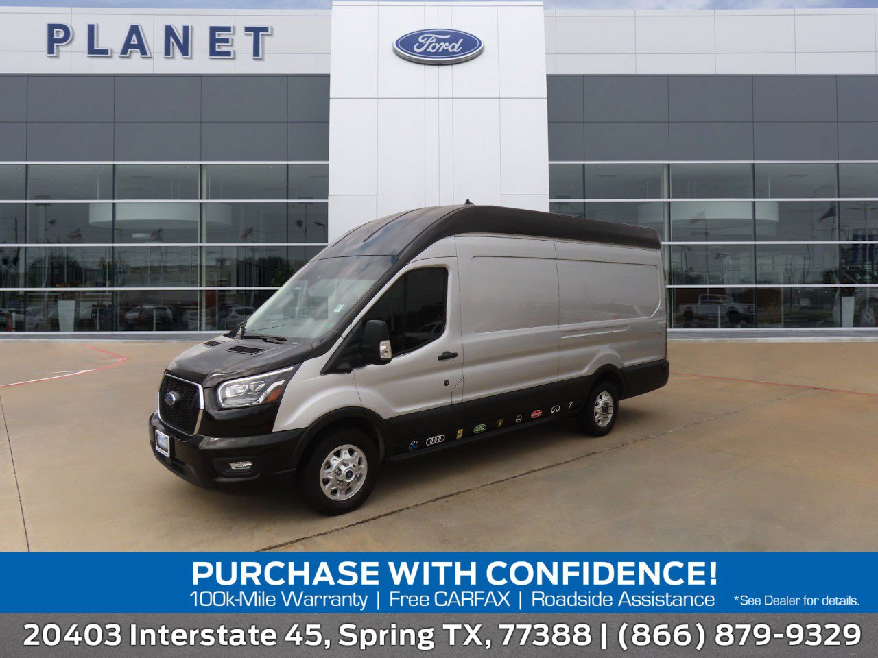 Used 2023 Ford Transit 250 148 High Roof Extended AWD w/ Exterior Upgrade Package