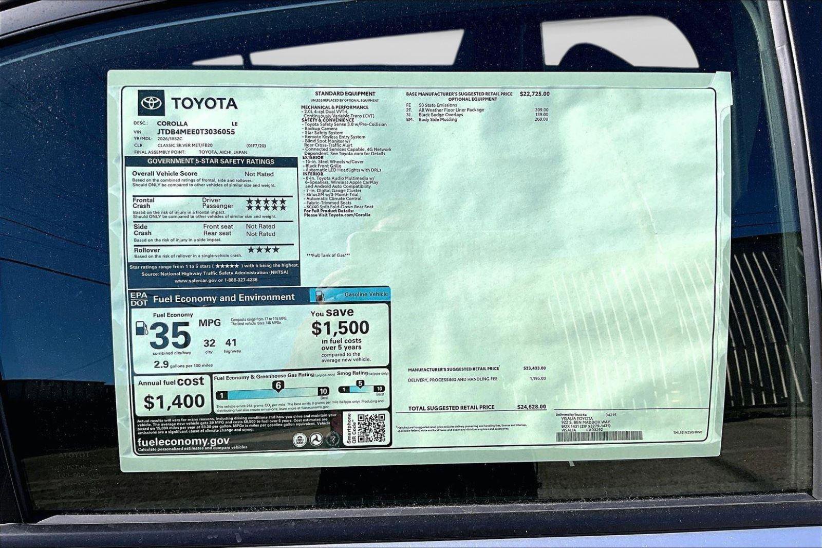 New 2026 Toyota Corolla LE image 13