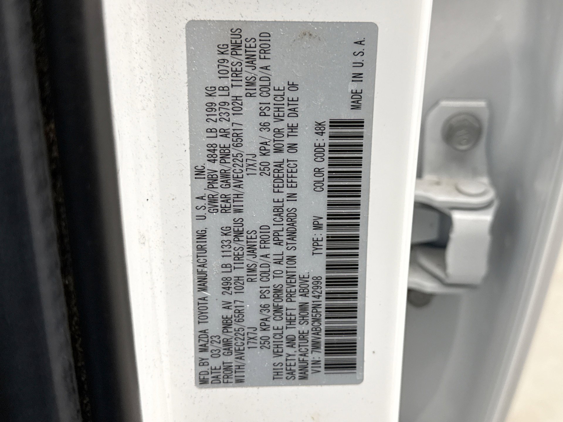 Used 2023 MAZDA CX-50 2.5 S w/ Cargo Package image 12