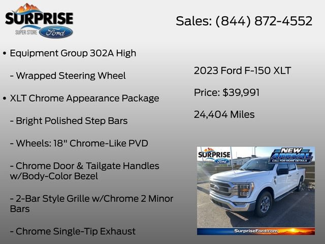 Used 2023 Ford F150 XLT w/ Equipment Group 302A High RWD image 16