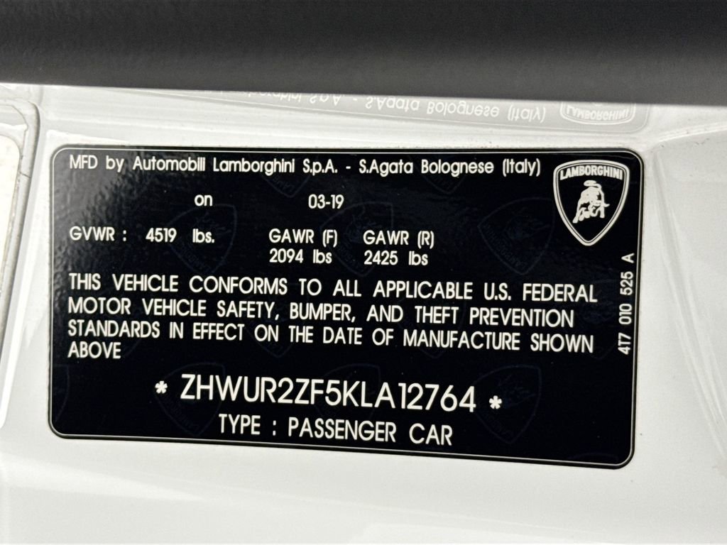 Used 2019 Lamborghini Huracan LP 580-2 image 32
