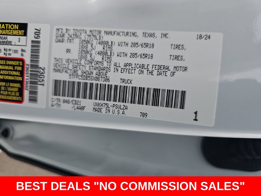 Used 2025 Toyota Tundra TRD Pro AWD/4WD image 40