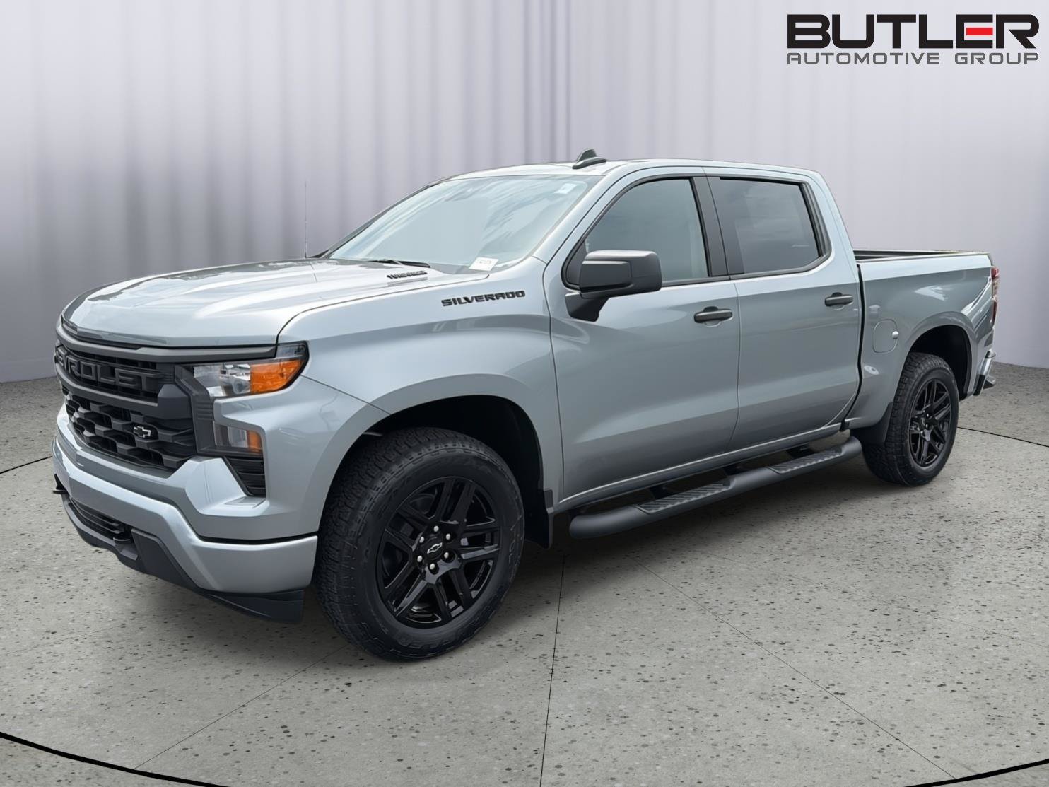 New 2026 Chevrolet Silverado 1500 Custom w/ Turbomax Blackout Package RWD image 2