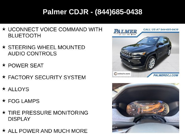 Certified 2023 Jeep Compass Latitude w/ Sun and Sound Group AWD/4WD image 18