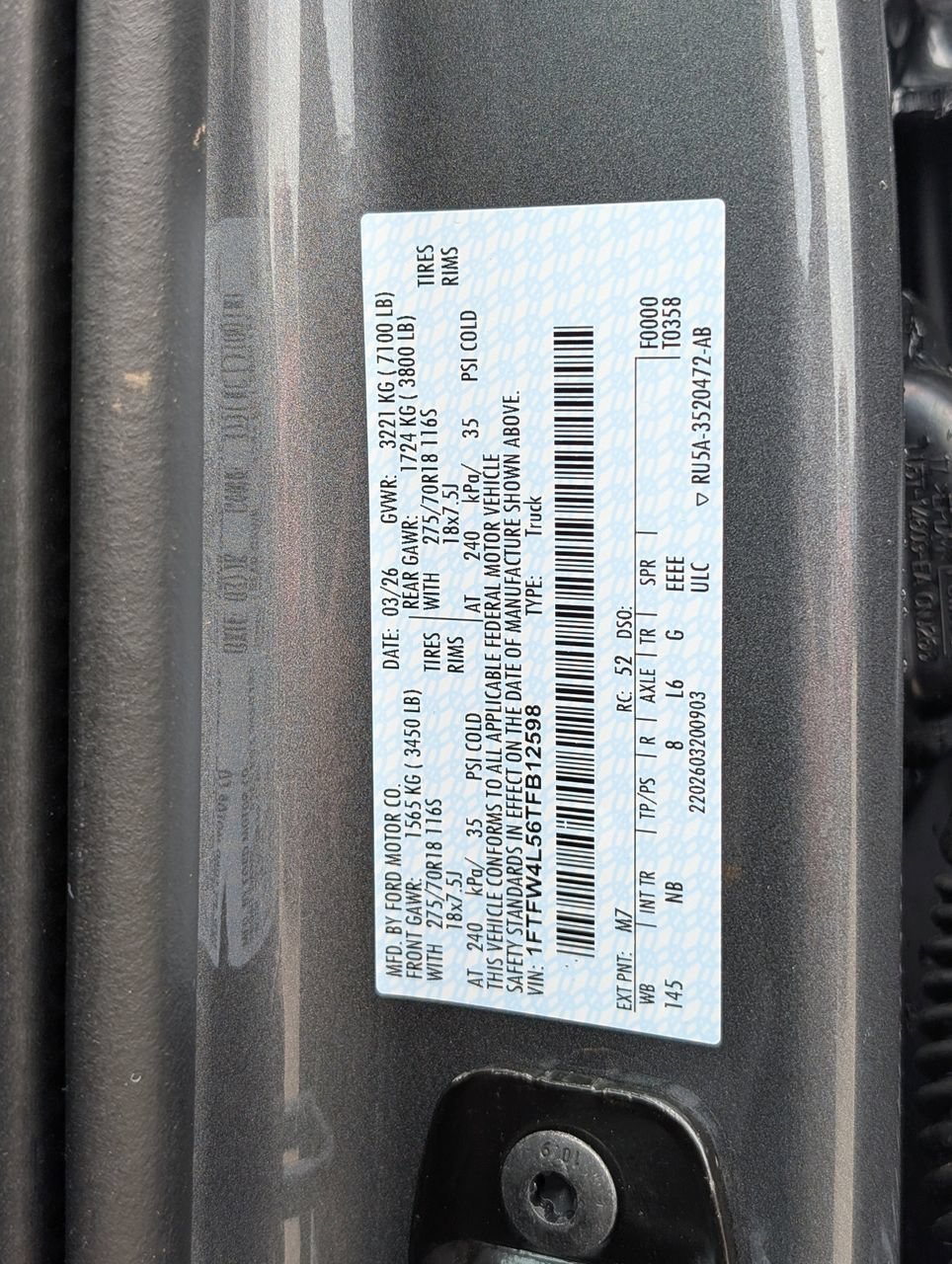 New 2026 Ford F150 Tremor w/ Equipment Group 402A High AWD/4WD image 58