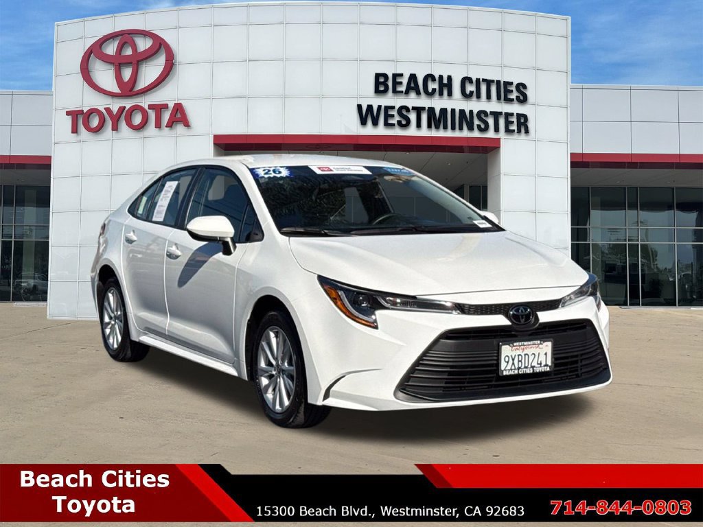 Certified 2026 Toyota Corolla LE w/ LE Premium Package