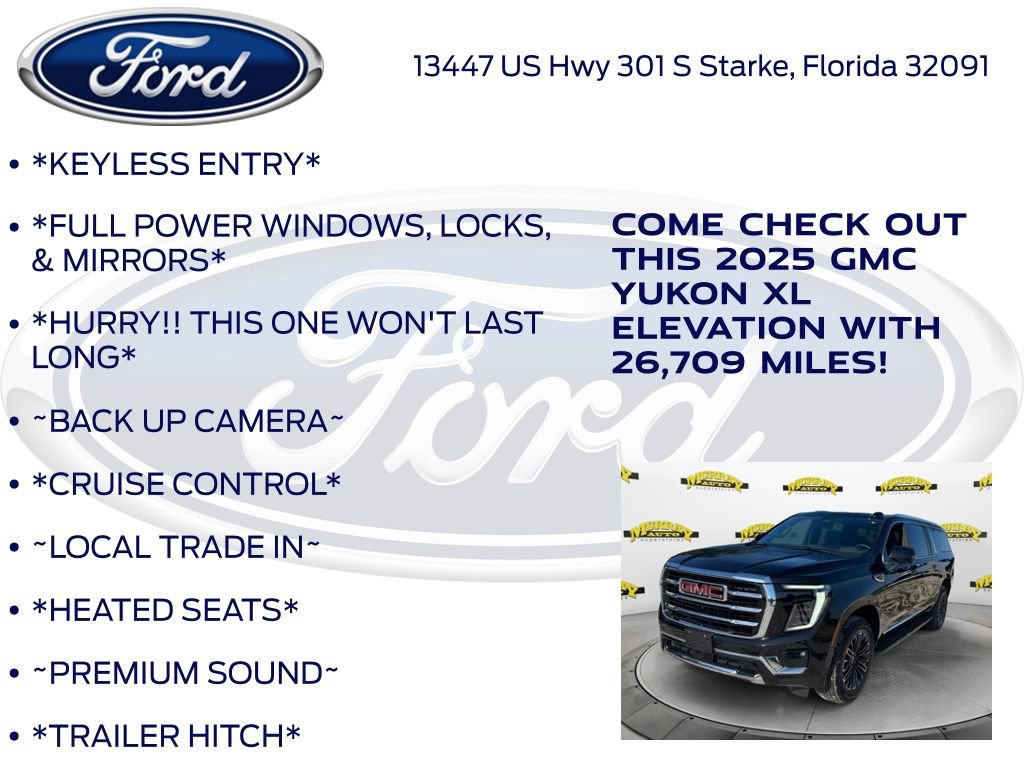 Used 2025 GMC Yukon XL Elevation AWD/4WD image 10