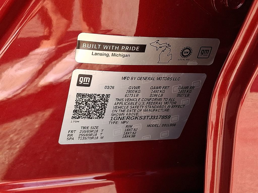 New 2026 Chevrolet Traverse LT w/ LPO, Floor Liner Package FWD image 18