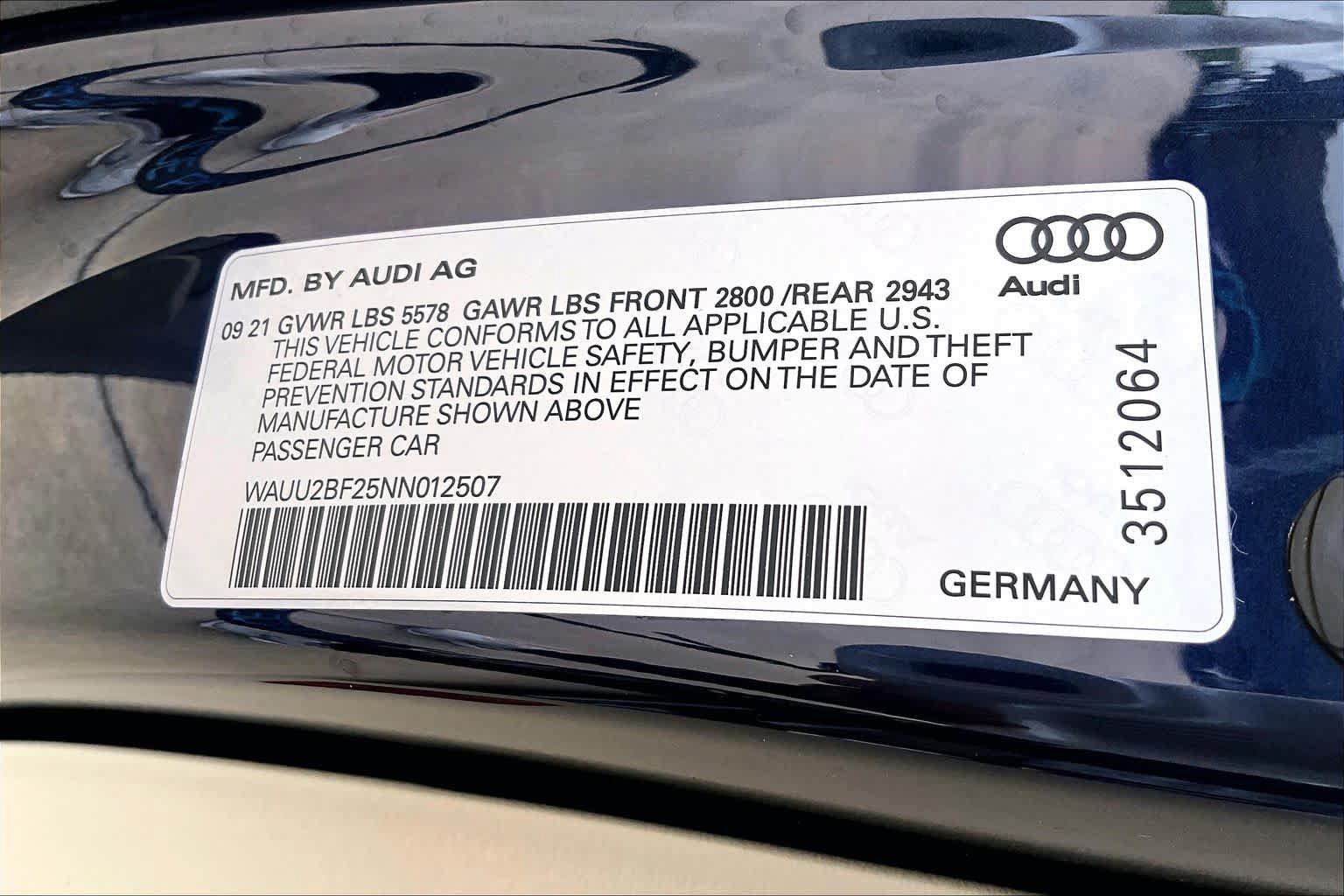 Used 2022 Audi A7 3.0T Premium Plus w/ Premium Plus AWD/4WD image 66