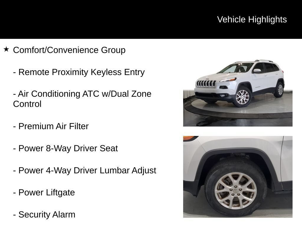 Used 2017 Jeep Cherokee Latitude w/ Comfort/Convenience Group AWD/4WD image 13