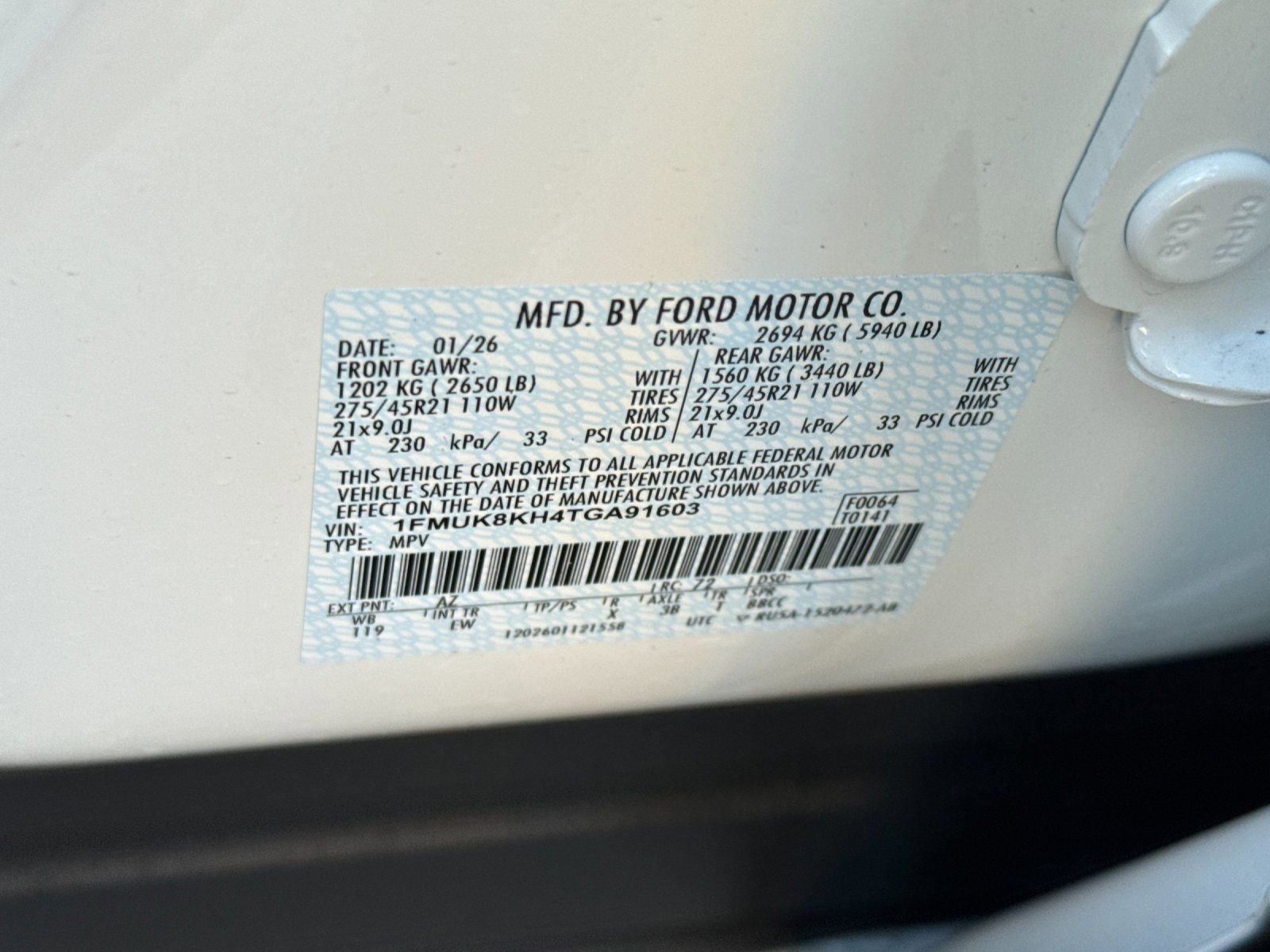 New 2026 Ford Explorer ST-Line w/ ST-Line Street Pack image 34