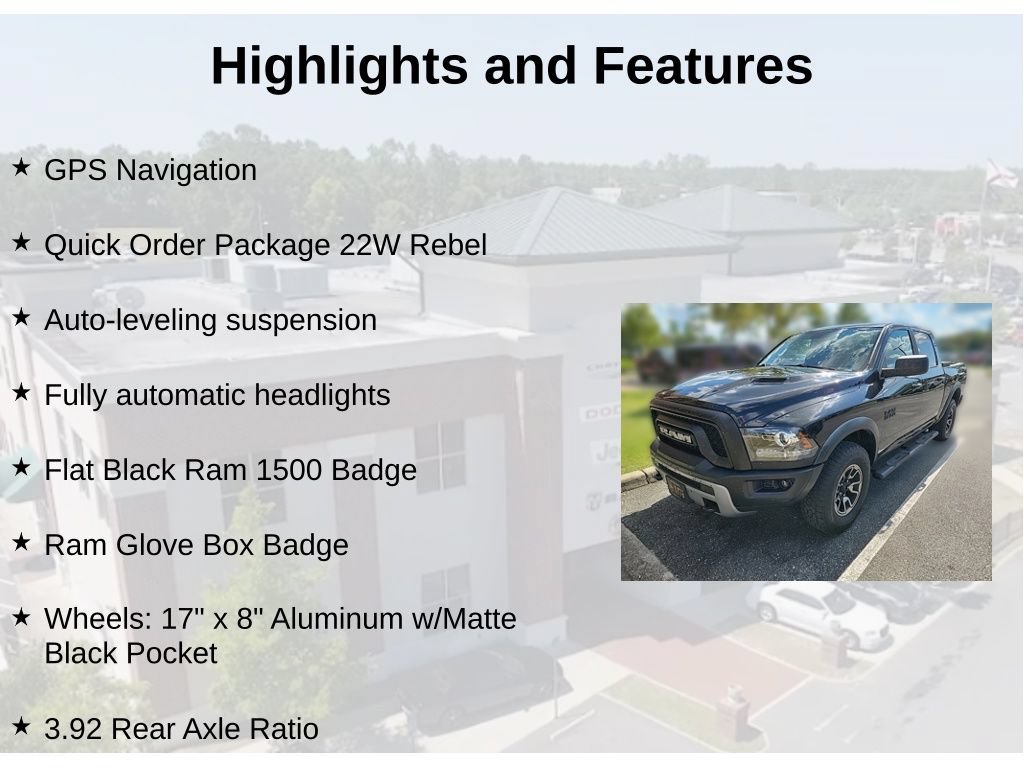 Used 2016 RAM 1500 Rebel AWD/4WD image 2