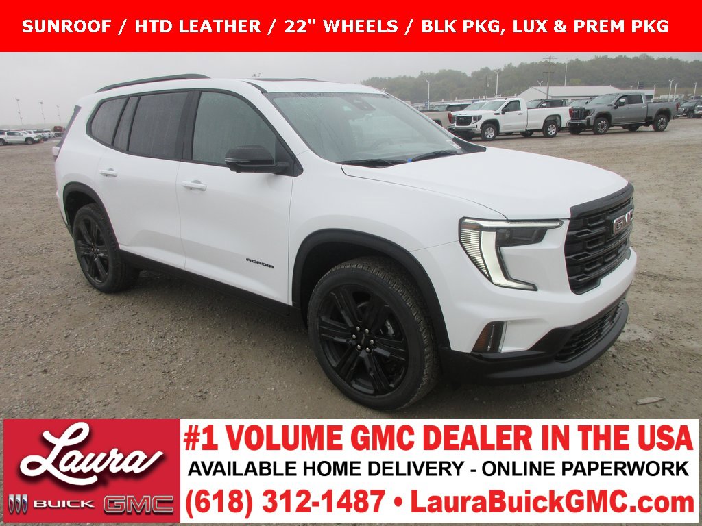 New 2026 GMC Acadia Elevation w/ Black Edition