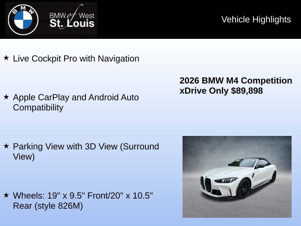 Used 2026 BMW M4 xDrive Competition AWD/4WD image 24