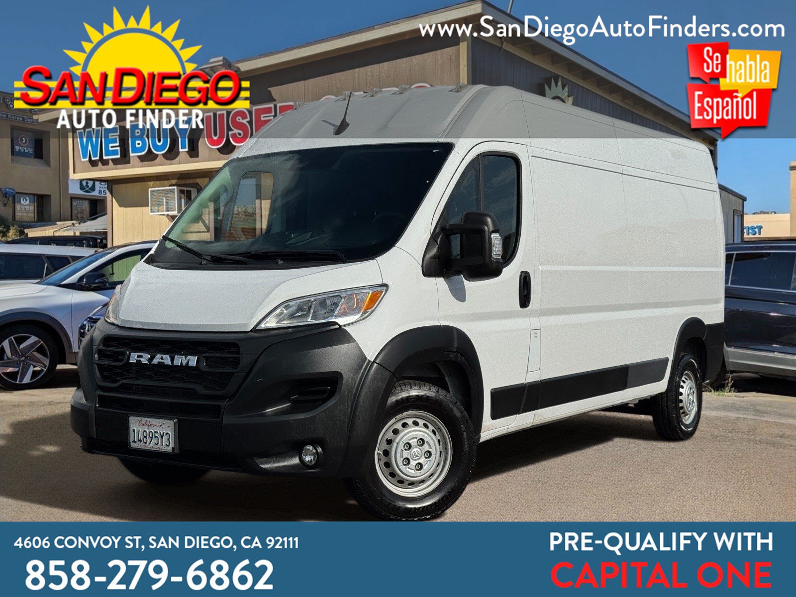 Used 2025 RAM ProMaster 2500 w/ Convenience Group FWD image 1