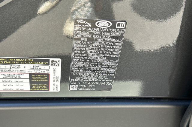 New 2027 Land Rover Range Rover SE AWD/4WD image 28
