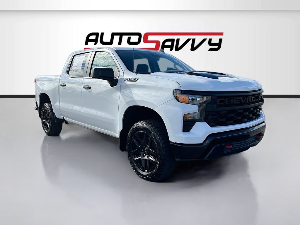 Used 2024 Chevrolet Silverado 1500 Custom Trail Boss w/ LPO, Dark Essentials Package AWD/4WD image 1