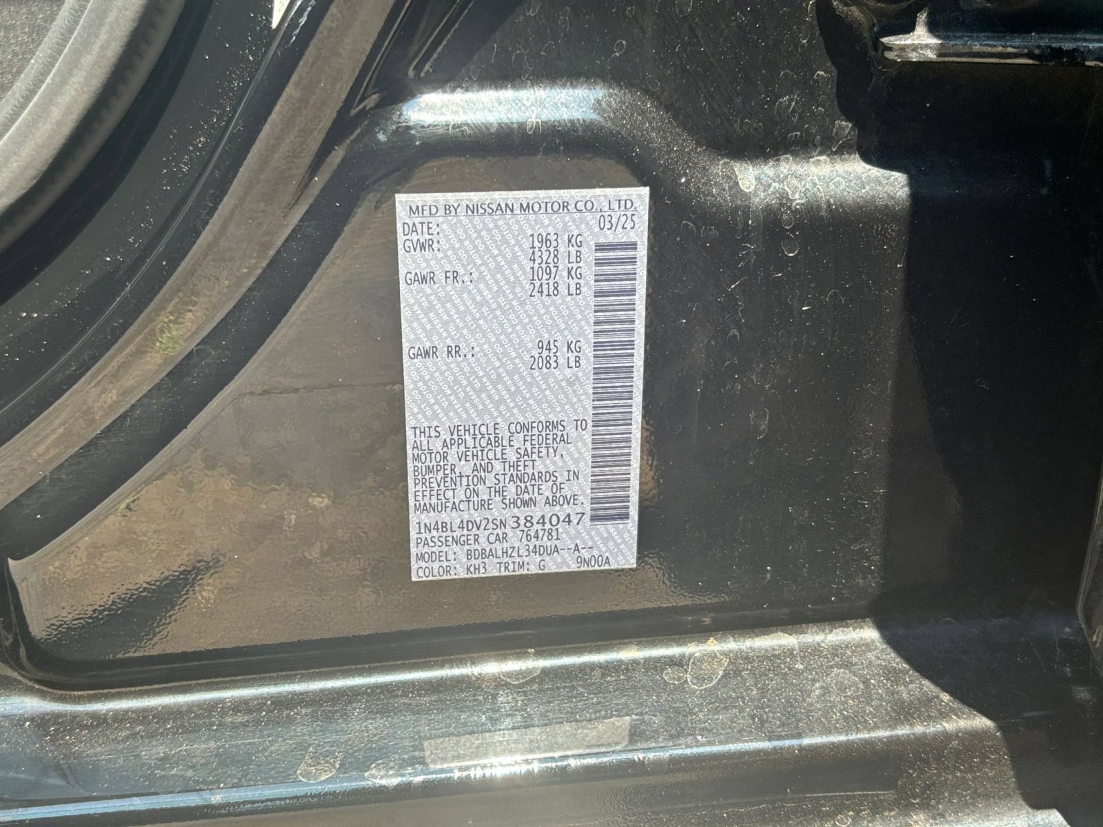 Used 2025 Nissan Altima 2.5 SV FWD image 25