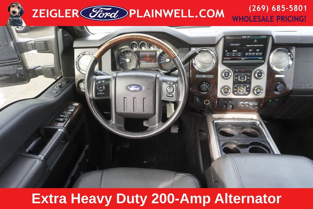 Used 2016 Ford F350 Platinum w/ Snow Plow Prep Package AWD/4WD image 11