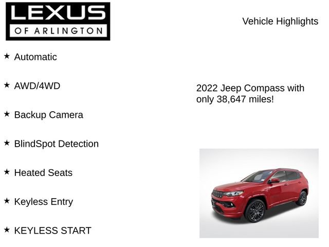 Used 2022 Jeep Compass Limited AWD/4WD image 7