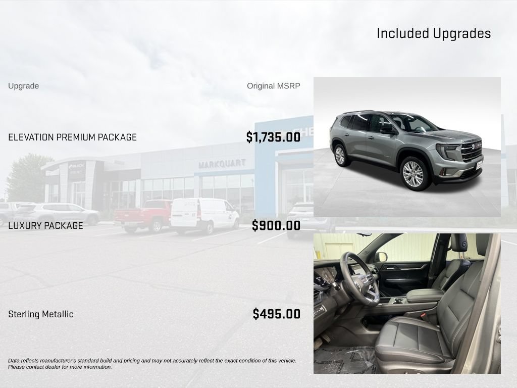 New 2026 GMC Acadia Elevation w/ Elevation Premium Package AWD/4WD image 5
