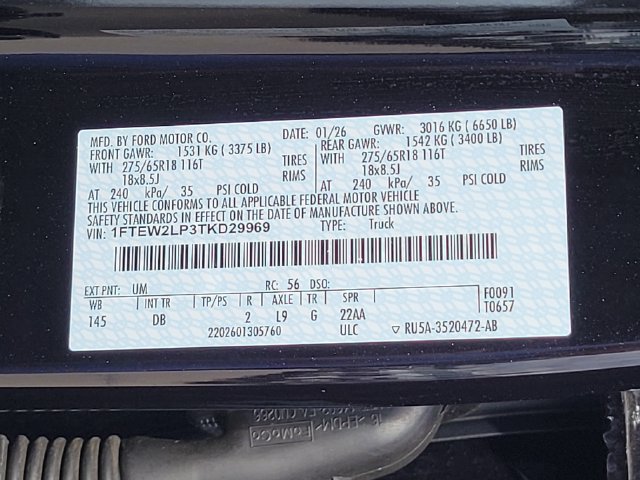 Certified 2026 Ford F150 STX AWD/4WD image 16