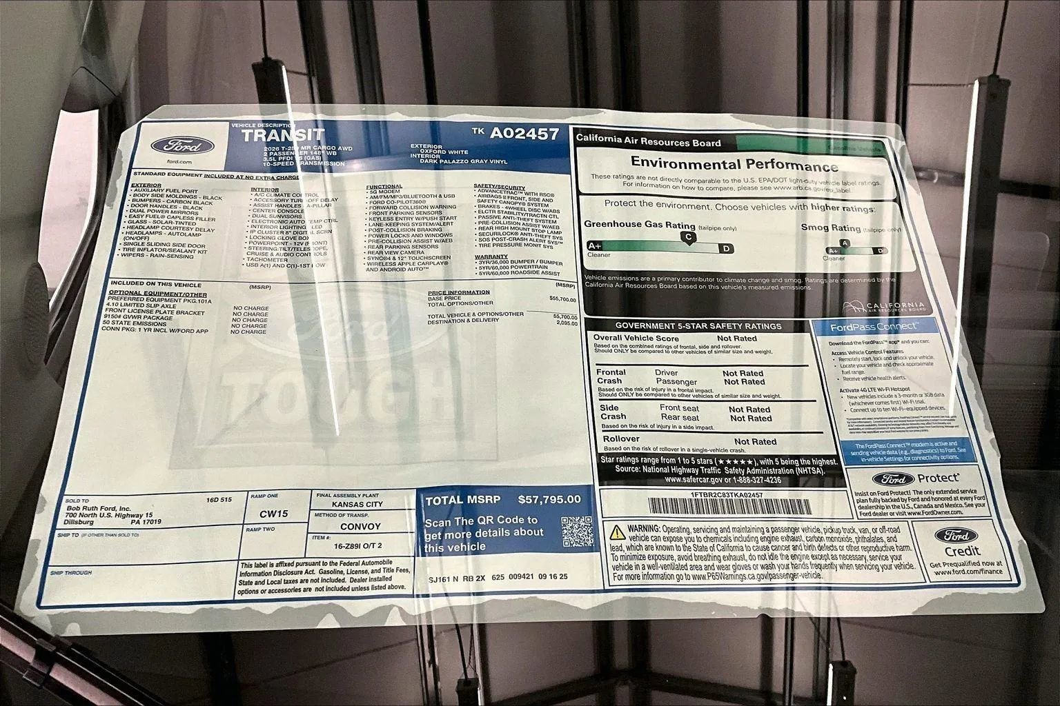 New 2026 Ford Transit 250 148 Medium Roof Extended AWD image 33