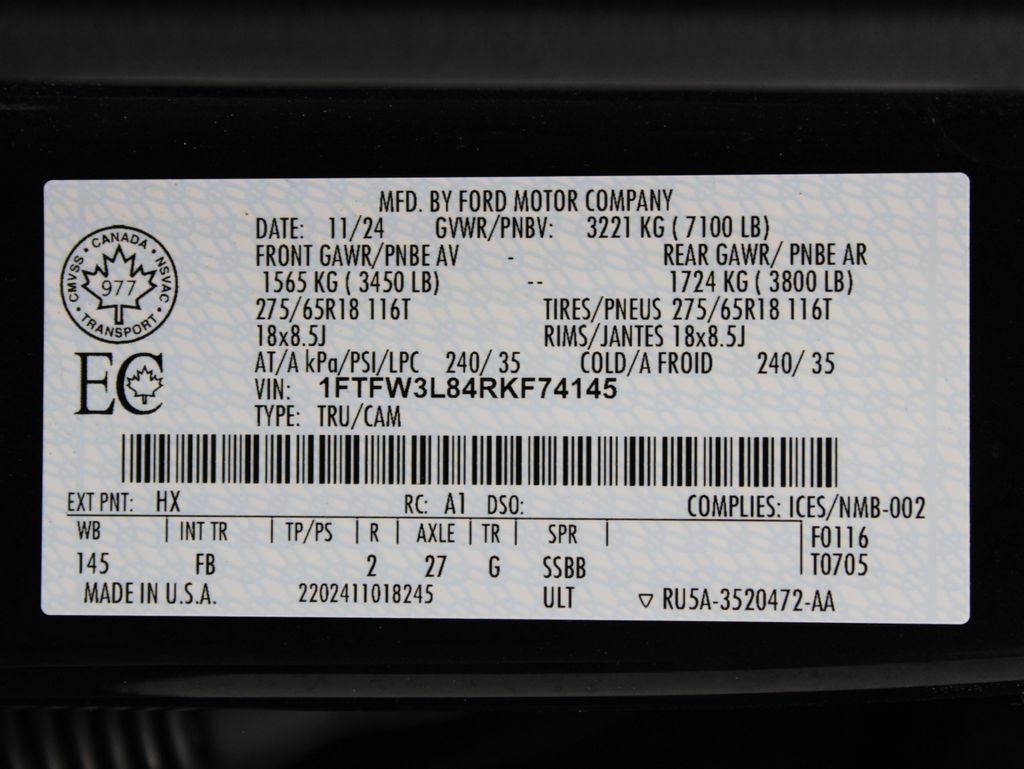 Used 2024 Ford F150 XLT w/ XLT Black Appearance Package AWD/4WD image 73