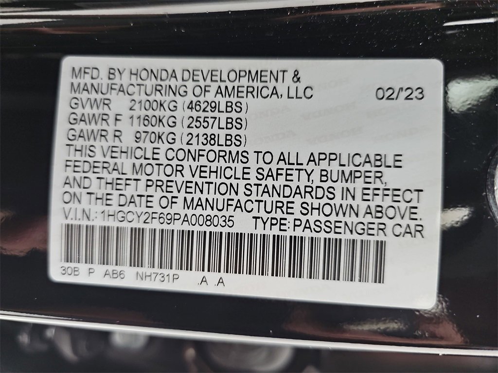 Certified 2023 Honda Accord EX-L image 44