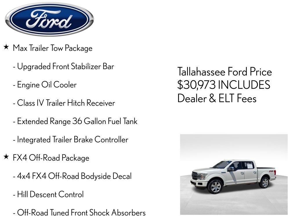 Used 2019 Ford F150 Platinum w/ Equipment Group 701A Luxury AWD/4WD image 4
