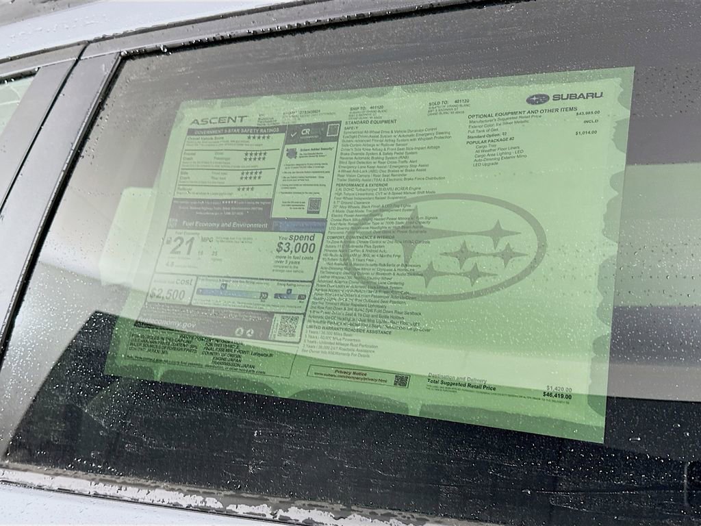 New 2025 Subaru Ascent Onyx Edition image 12
