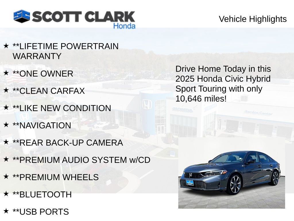 Used 2025 Honda Civic Sport Touring image 11