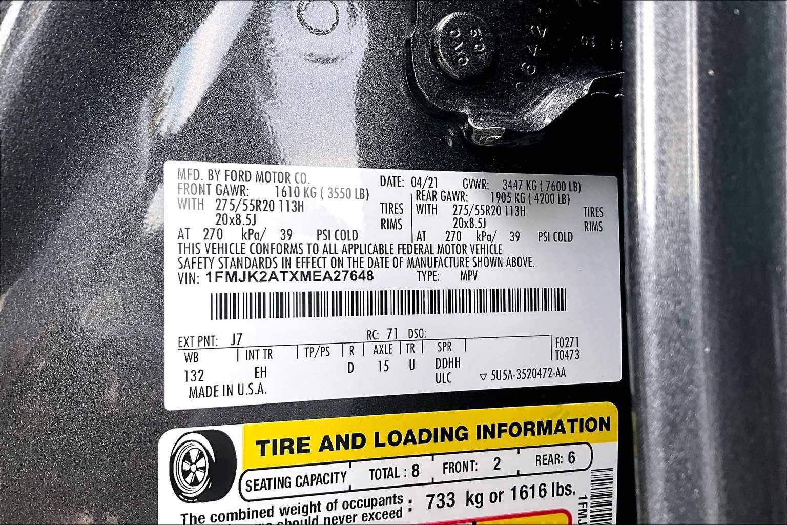 Used 2021 Ford Expedition Max Limited image 34