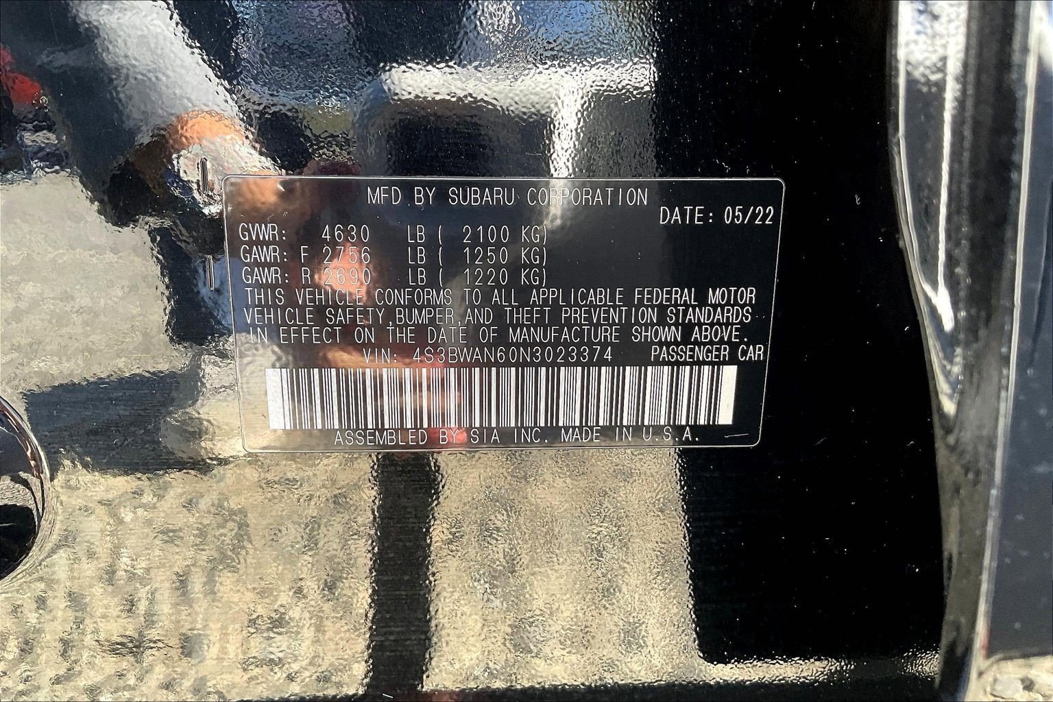 Certified 2022 Subaru Legacy Limited image 30