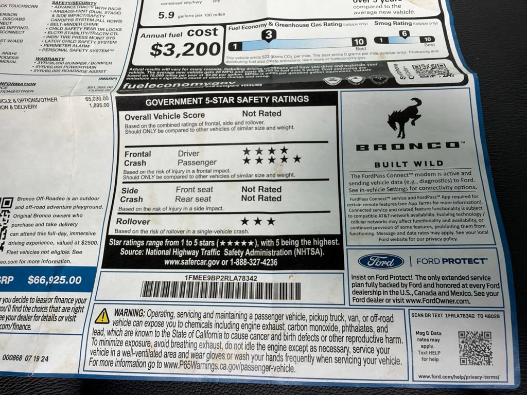 Used 2024 Ford Bronco Badlands AWD/4WD image 48
