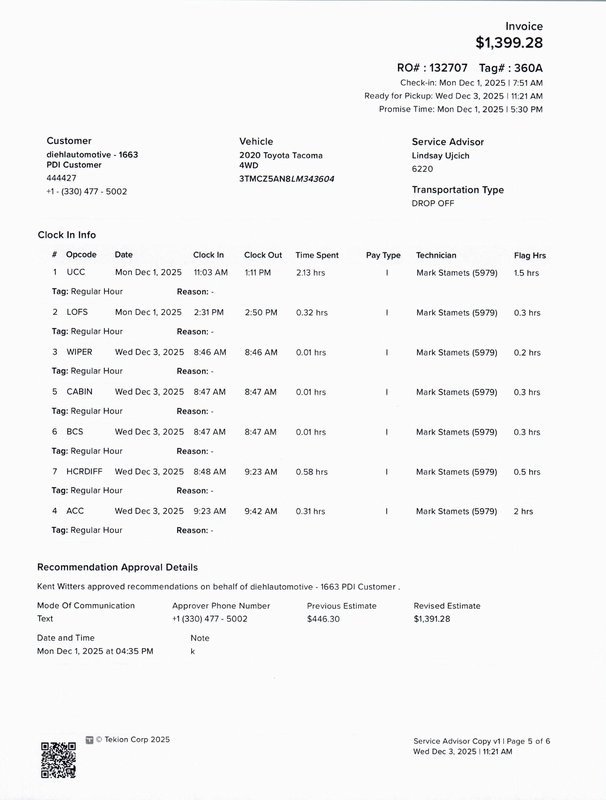 Used 2020 Toyota Tacoma SR image 34