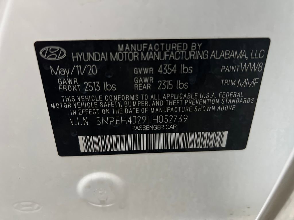 Used 2020 Hyundai Sonata Limited w/ Preferred Accessory Package FWD image 33