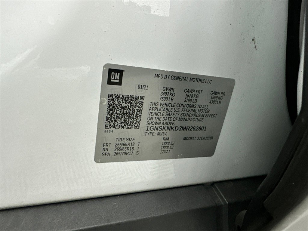 Used 2021 Chevrolet Tahoe LT image 34