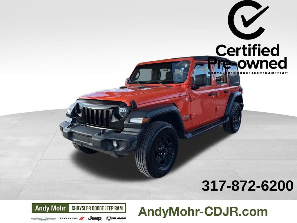 Certified 2018 Jeep Wrangler Unlimited Sport S image 3