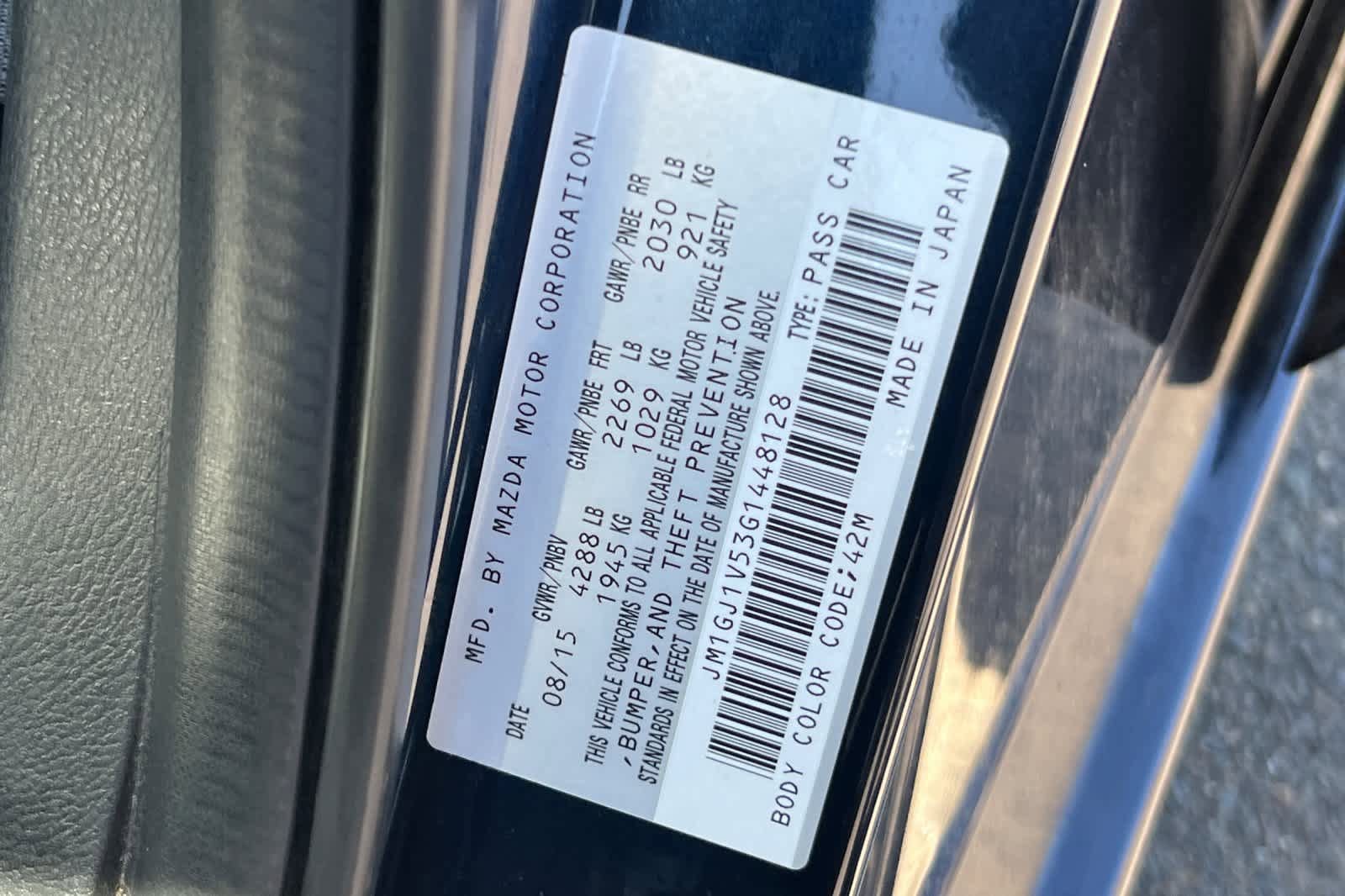 Used 2016 MAZDA MAZDA6 Touring FWD image 34