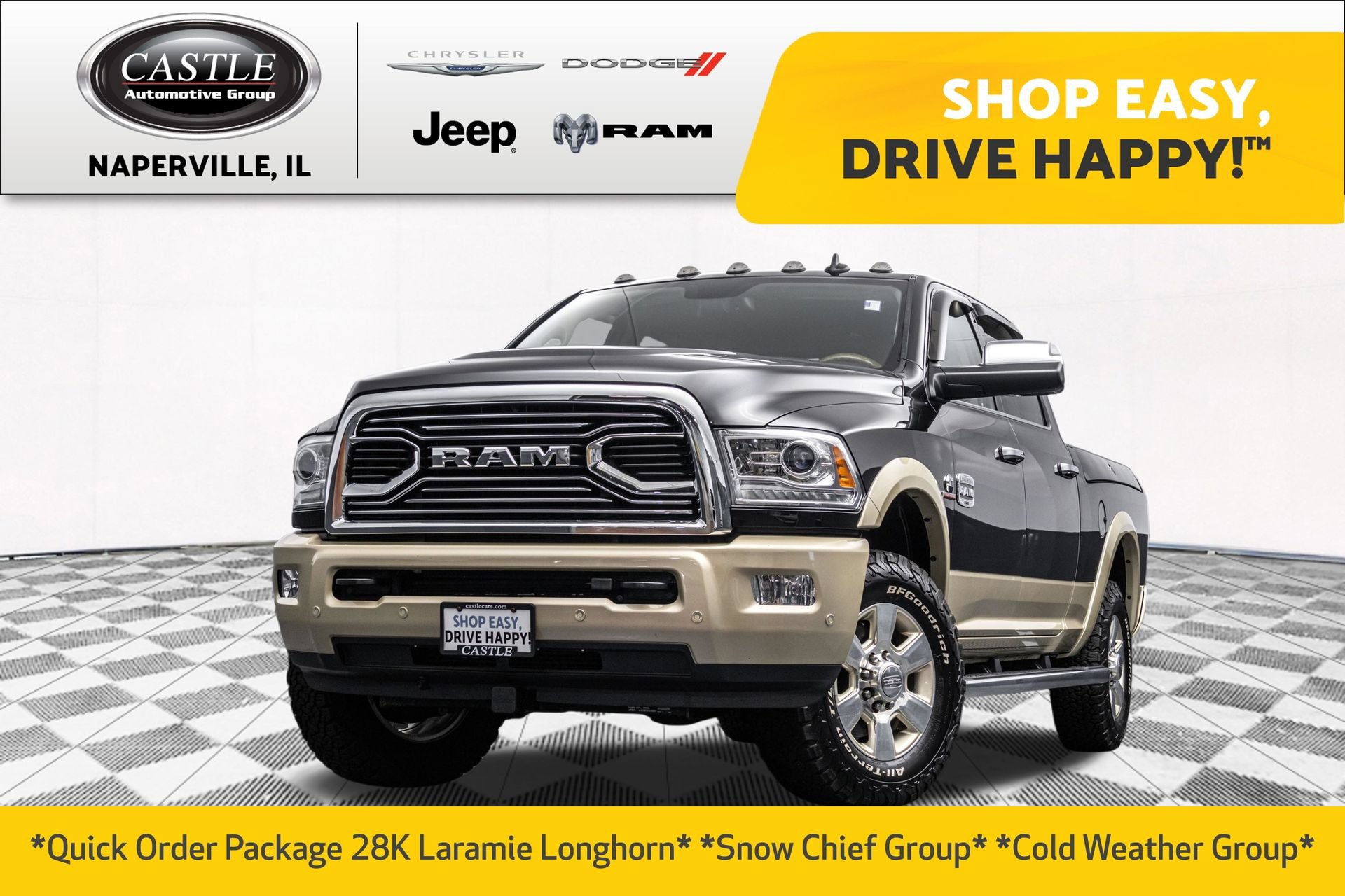 Used 2017 RAM 3500 Laramie Longhorn w/ Snow Chief Group