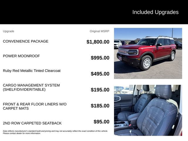 New 2026 Ford Bronco Sport Heritage w/ Convenience Package AWD/4WD image 5