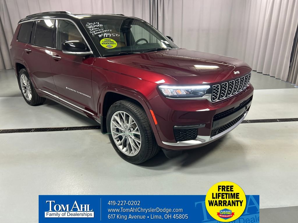 Used 2024 Jeep Grand Cherokee L Summit w/ Rear Seat Video Group I AWD/4WD image 1